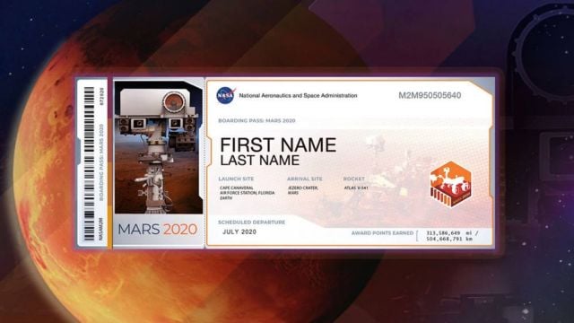 Submit your Name to Fly Aboard Next Mars Rover 