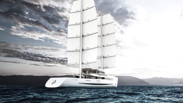 Vela 80m futuristic sailing yacht (1)