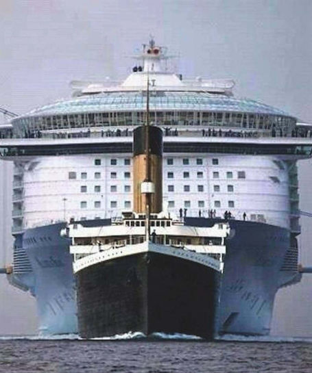 A Titanic Size Comparison WordlessTech