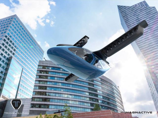 The Transvolution flying sports car