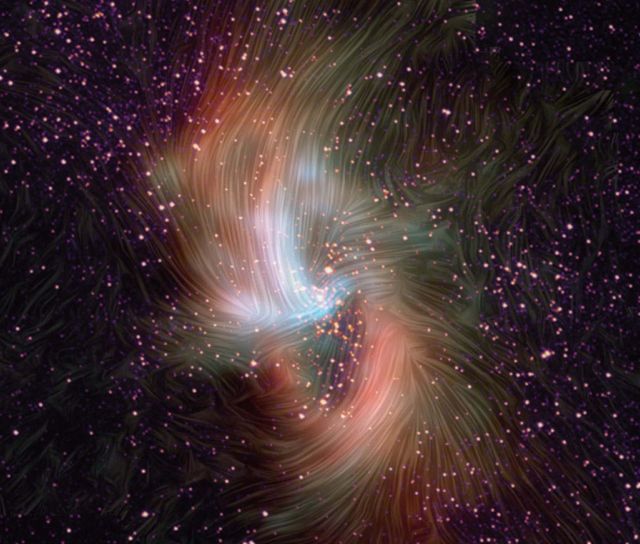 This is our Galaxy's Magnetic Center 
