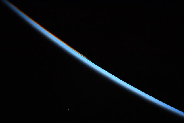 Venus at Sunrise from the Space Station