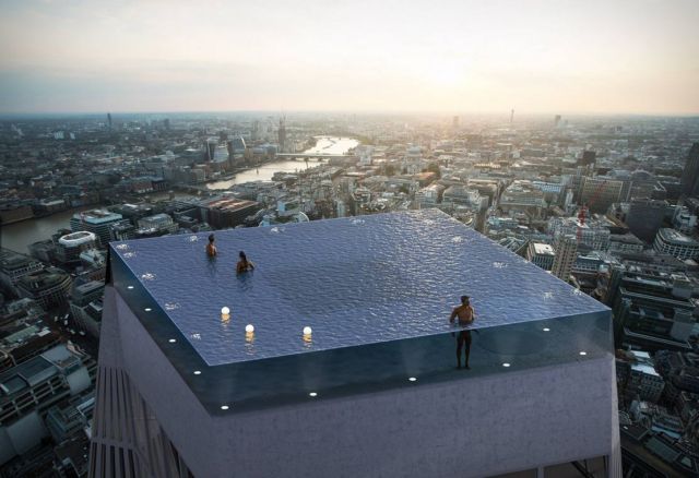360-degree infinity pool in London