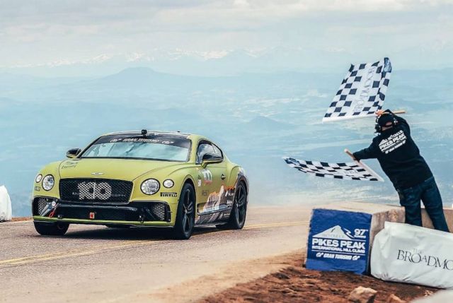 Bentley Continental GT the Fastest production car at Pikes Peak (3)