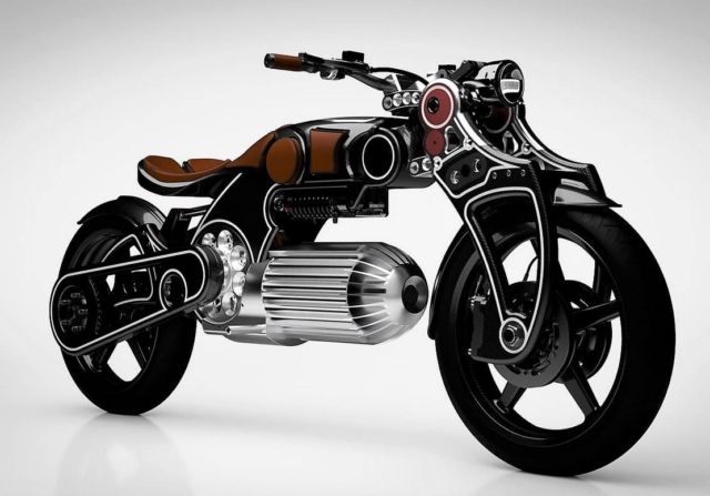Curtiss Hades electric motorcycle 