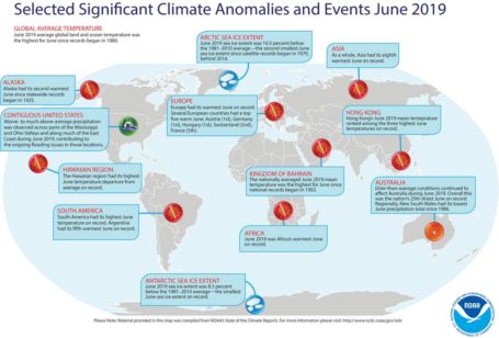 June 2019 hottest on record for Earth | WordlessTech