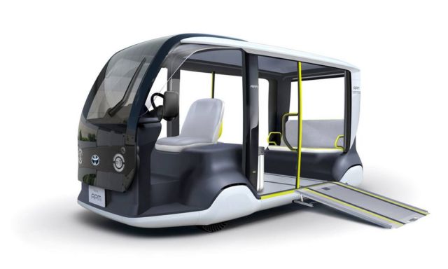 Toyota electric shuttle for 2020 Olympic Games