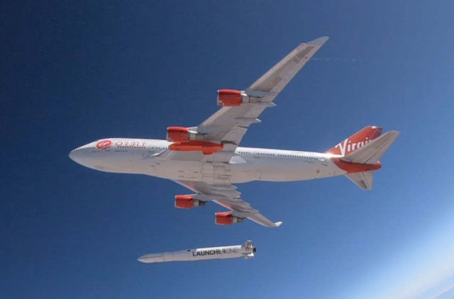 Virgin Orbit released a rocket from airborne 747 