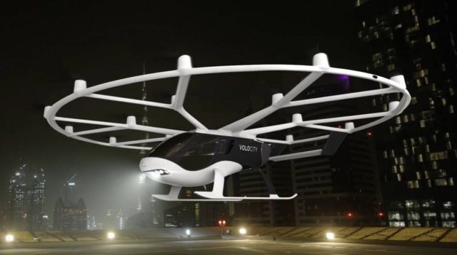 Volocopter's first Autonomous Flying Taxi 