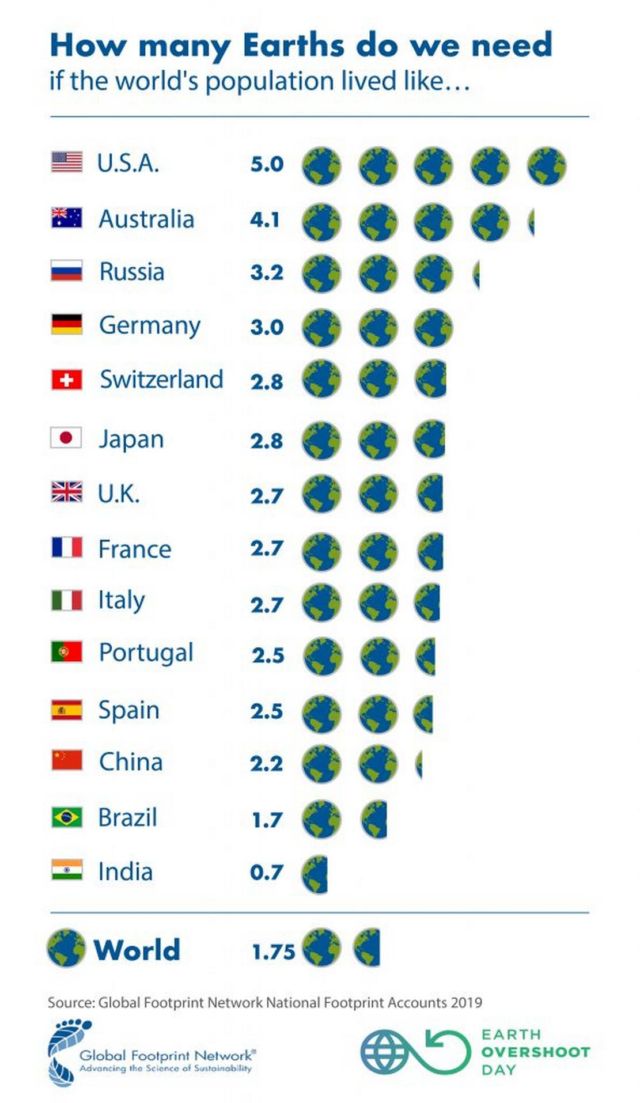 Earth's Resources for the Year