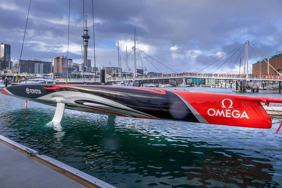 America's Cup Team NZ reveal their new boat (3)