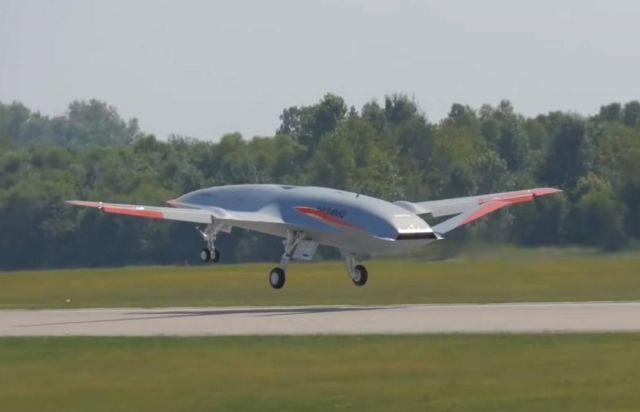 Boeing MQ-25 Aerial Refueling Drone first flight