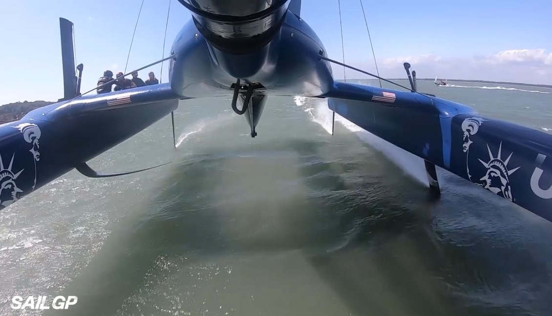 Cowes Sail GP- Close Call During Practice