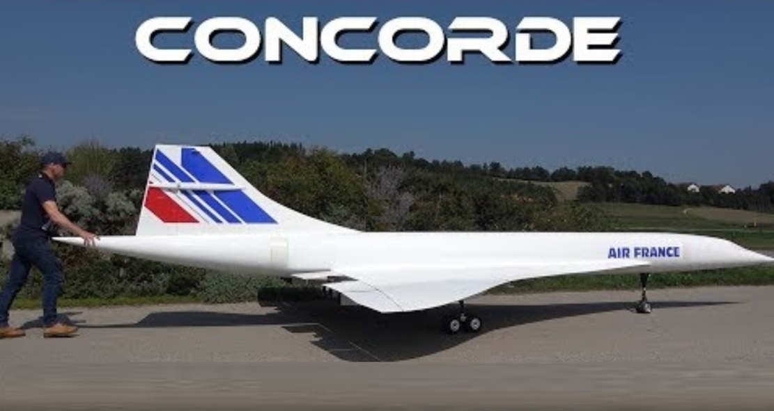 Gigantic 10 Meter Large RC Concorde - Maiden Flight