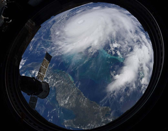 Hurricane Dorian seen from the Space Station