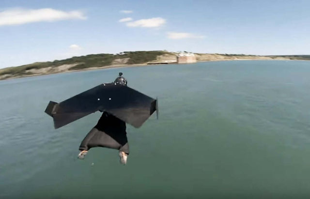 Jet Suit makes history Flight over the Solent