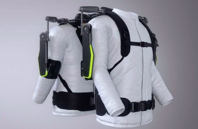 Wearable Vest Exoskeleton for Mechanics 