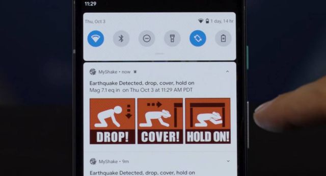 MyShake Earthquake early warning app