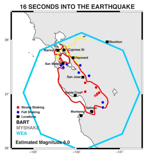 MyShake Earthquake early warning app 