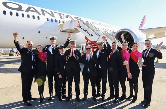 Qantas New York to Sydney - Non-stop