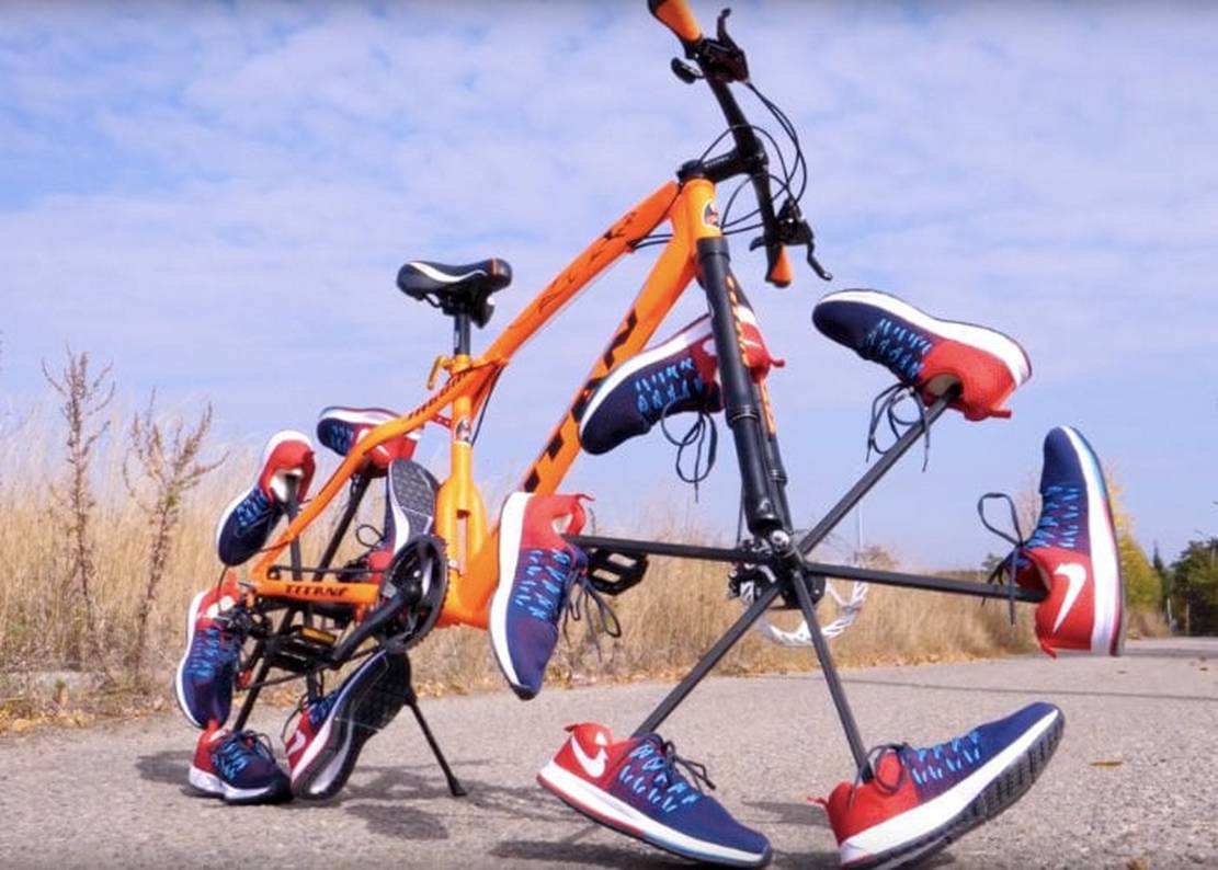 Unique Shoe Bicycle