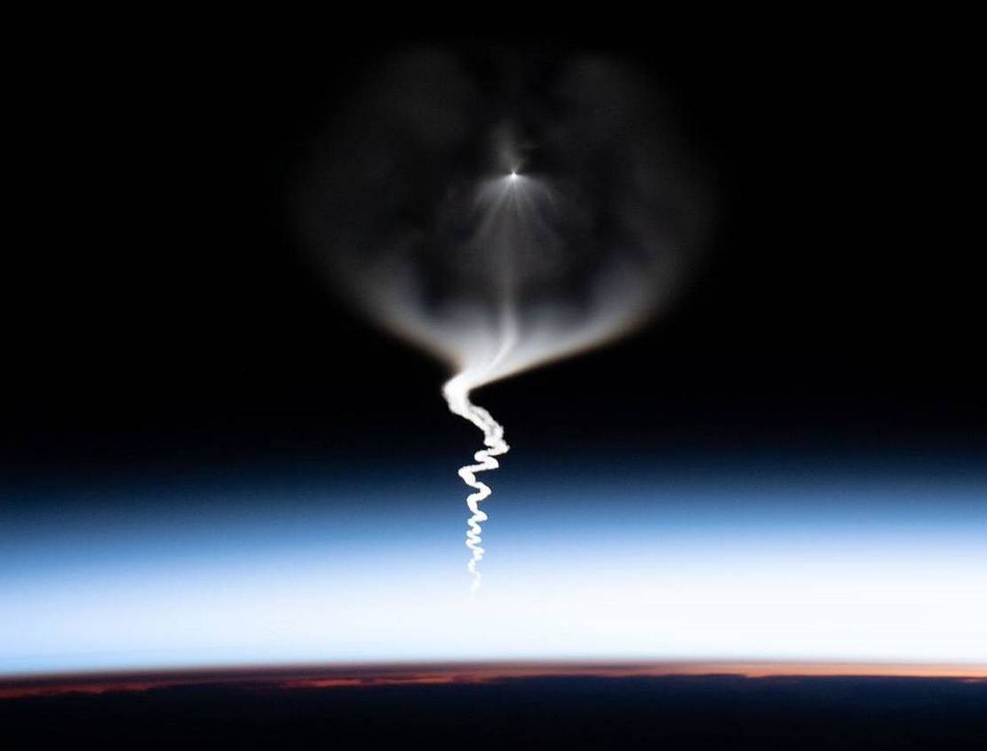 Viewing a Launch from Space