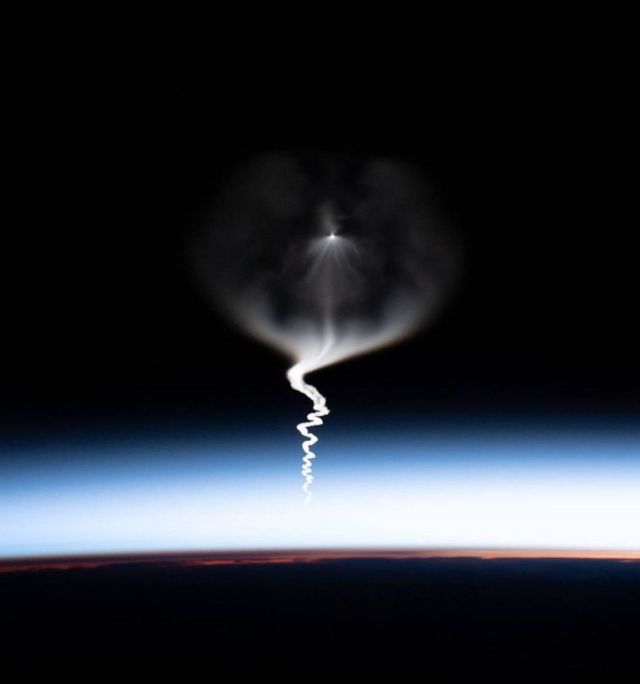 Viewing a Launch from Space 