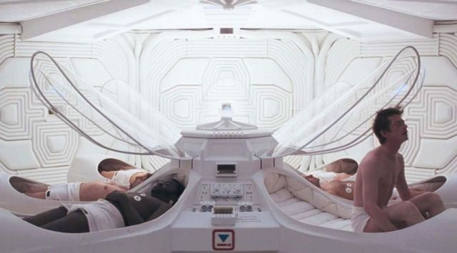 Humans in Suspended Animation in "Alien"