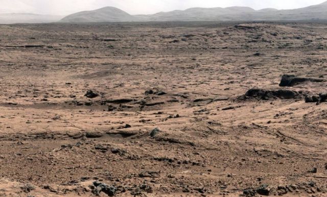 Gale crater on Mars