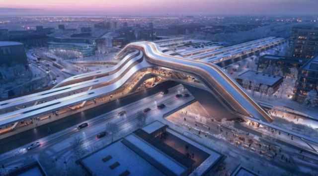 Zaha Hadid's High-Speed Train Station in Tallinn