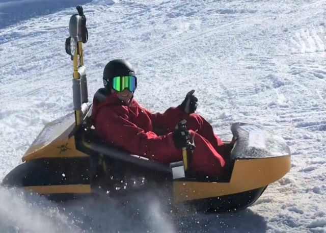 Bobsla new e-vehicle for Snow resorts