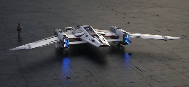 Porsche and Lucasfilm 'Star Wars' spaceship (4)