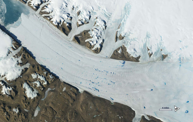 Studding Earth's Changing Ice