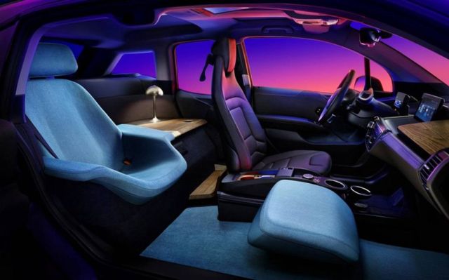 BMW ZeroG Lounger for smart cars