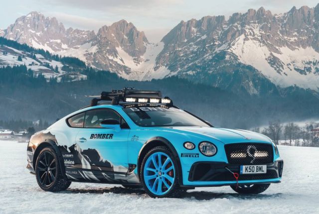 Bentley Continental GT Ice Race