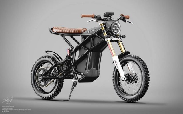 Truvor electric custom Scrambler (3)