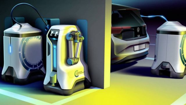 Volkswagen’s Mobile Charging Robot 2