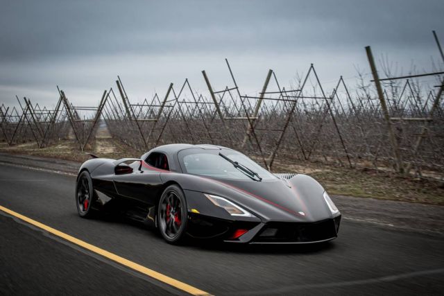 First production SSC Tuatara hypercar 