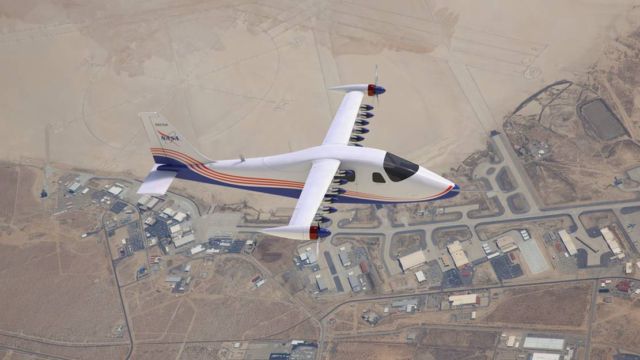 Concept Images of All-Electric X-57