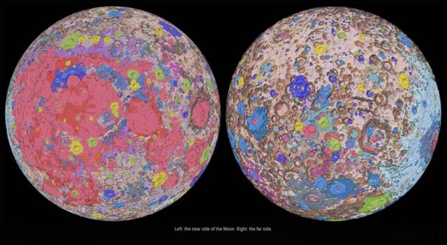 Amazing New detailed Geological Map of Moon