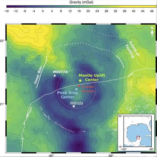 The asteroid created a 120-mile-wide crater in what is today Mexico's Yucatán Peninsula