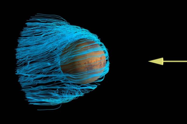 First Maps of Electric Currents around Mars that are Fundamental to Atmospheric Loss