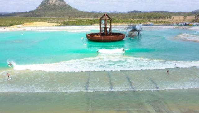 Giant Pool generates Waves for Surfers