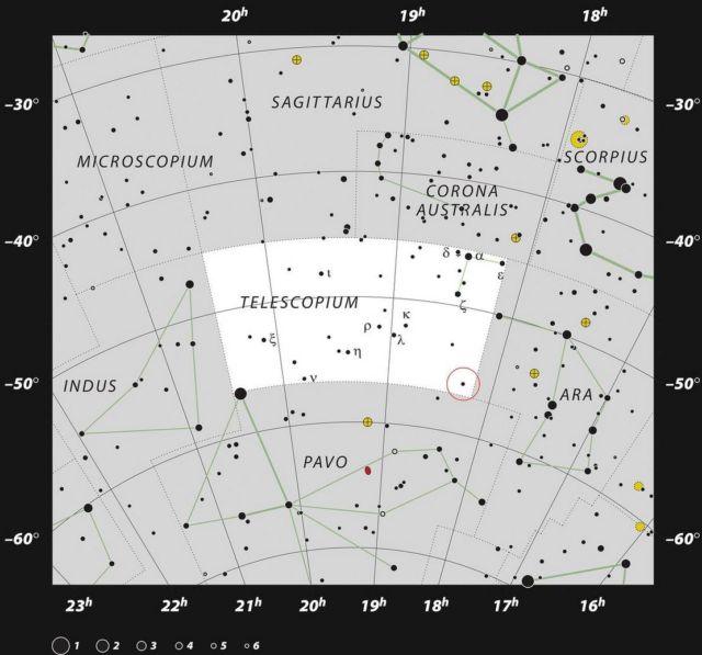 The location of the closest Black Hole to Earth