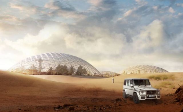 Martian City for the Desert near Dubai