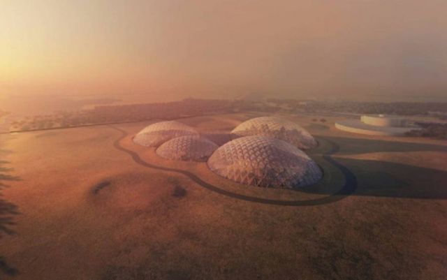 Martian City for the Desert near Dubai (1)