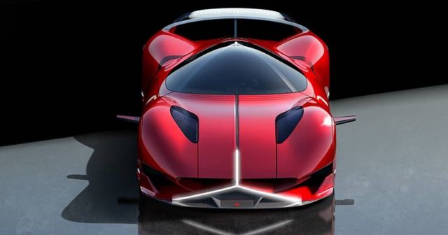 Mercedes-Benz Red Sun hypercar concept (8)