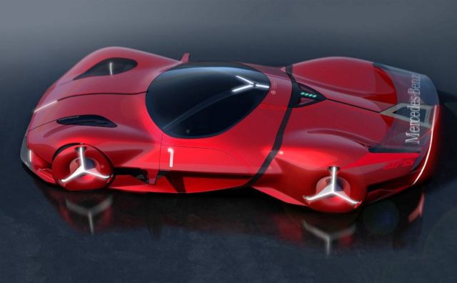 Mercedes-Benz Red Sun hypercar concept (7)