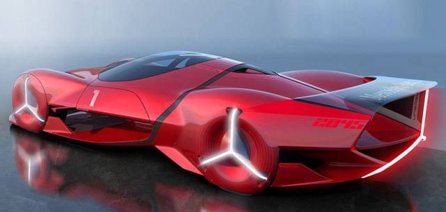 Mercedes-Benz Red Sun hypercar concept (6)