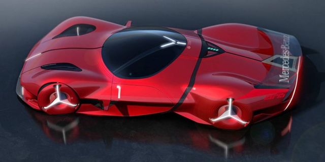 Mercedes-Benz Red Sun hypercar concept (5)